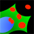 Red Dots in Green Cells